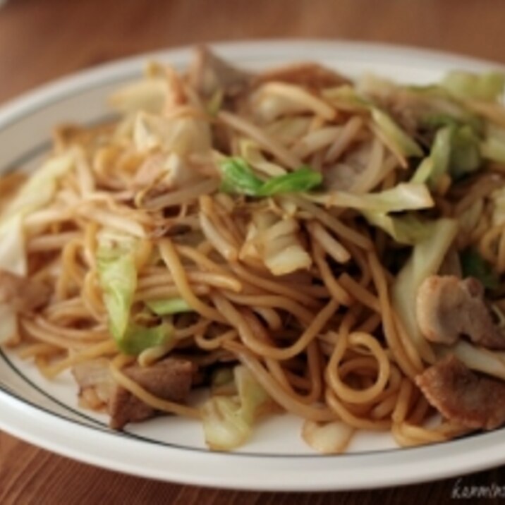 にんにく醤油焼きそば レシピ・作り方 by kanmi_|楽天レシピ